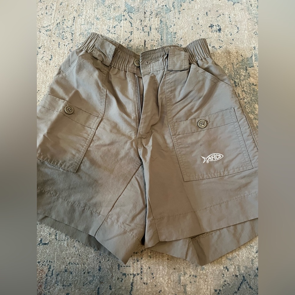 AFTCO Boy’s Tan Fishing Shorts